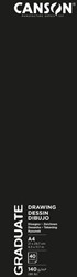 Schetsboek Canson Graduate 20vel 140gr A4 wit 1 Stuk