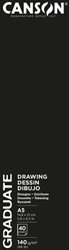 Schetsboek Canson Graduate 20vel 140gr A5 wit 1 Stuk