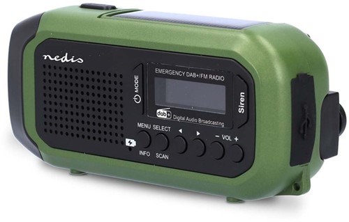 Noodradio Nedis DAB+ FM zonnepaneel 1 Stuk-2