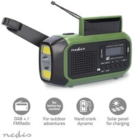 Noodradio Nedis DAB+ FM zonnepaneel 1 Stuk-4