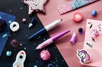 Rollerpen STABILO Easyoriginal rechtshandig 3D DreamWorld medium roze-2