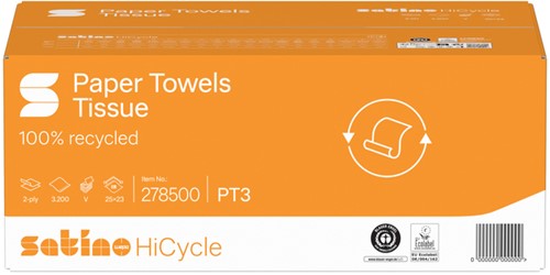 Handdoek Satino PT3 HiCycle 2laags 278500 20 pak-2