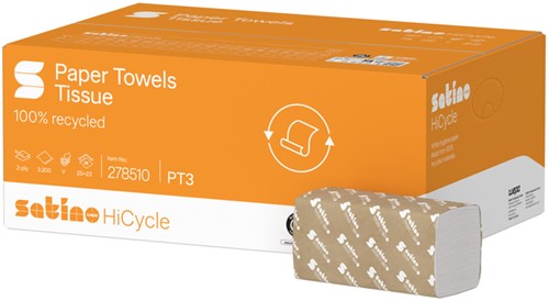 Handdoek Satino PT3 HiCycle 2laags 278510 20 pak