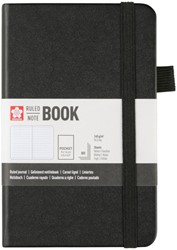 Notitieboek Sakura pocket lijn zwart 1 Stuk