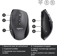 Muis Logitech M705 marathon 1 Stuk-2