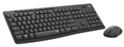 Toetsenbord en muis Logitech MK295 qwerty grafiet 1 Stuk