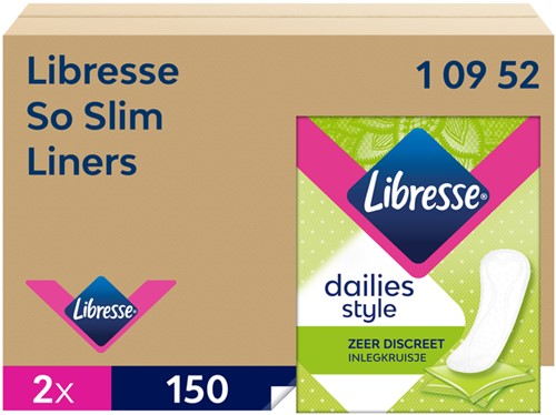 Inlegkruis Libresse P2 So Slim 150 stuks 150 Stuk