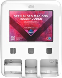 Dameshygiënedispenser Tork P1 P2 P3 wit 564050 1 Stuk