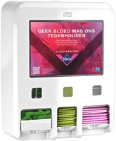 Dameshygiënedispenser Tork P1 P2 P3 wit 564050 1 Stuk-1