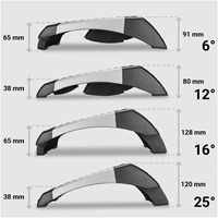 Voetensteun Desq 4 posities zwart 1 Stuk-3
