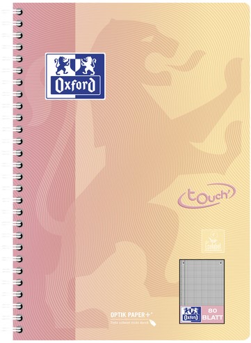 Spiraalblok Oxford Touch B5 geruit 5mm160pag as 1 Stuk-2