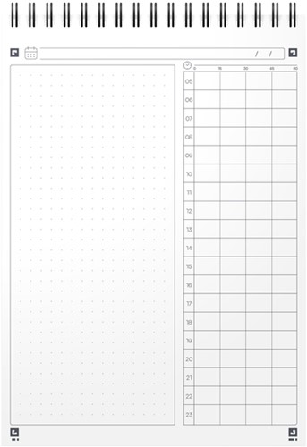 Task Manager Oxford dagplanner A5 70 vel blauw 1 Stuk-3