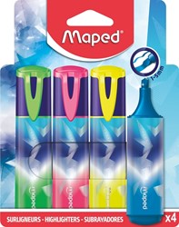 Markeerstift Maped Arctic Vibes set 4 kleuren 4 Stuk