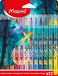 Viltstift Maped Dragon set 12 kleuren 12 Stuk