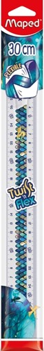 Liniaal Maped Twist n Flex Dragon 30cm blauw 1 Stuk