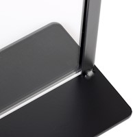 Kaarthouder Europel zwart metaal met acryl bord A4 1 Stuk-4