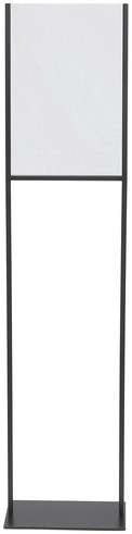 Infostandaard zwart metaal met acryl bord A4 1 Stuk