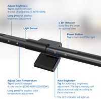 Monitor lamp ACT led dimbaar USB 1 Stuk-1