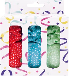 Cadeauversierset 3 rollen lint en 9 strikken ass 1 Set