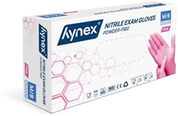 Handschoen Hynex nitril M roze 3.5gr 100 stuks 100 Stuk