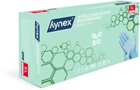 Handschoen Hynex nitril Bio XL blauw 3.5gr 100st 100 Stuk-2