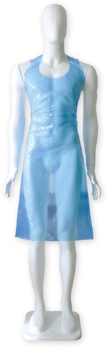 Schort Hynex 80x125cm PE blauw 100 stuks 100 Stuk-2