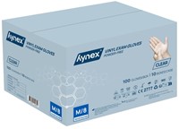 Handschoen Hynex vinyl M tr 4.5gr 100 stuks 100 Stuk-1