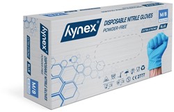 Handschoen Hynex nitril M blauw 5gr 100 stuks 100 Stuk