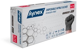 Handschoen Hynex Nitril XL zwart 5gr 100 stuk 100 Stuk