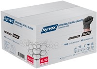 Handschoen Hynex Nitril XL zwart 5gr 100 stuk 100 Stuk-1