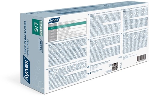 Handschoen Hynex vinyl S tr 4.5gr 100 stuks 100 Stuk-2