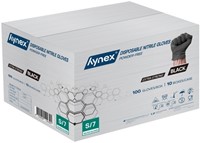 Handschoen Hynex Nitril S zwart 5gr 100 stuks 100 Stuk-1