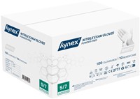 Handschoen Hynex nitril S wit 3.5gr 100 stuks 100 Stuk-3