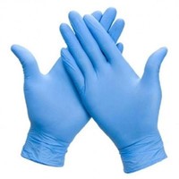 Handschoen Hynex nitril L blauw 5gr 100 stuks 100 Stuk-2