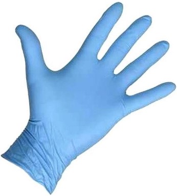 Handschoen Hynex nitril L blauw 5gr 100 stuks 100 Stuk-3