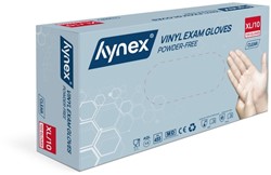 Handschoen Hynex vinyl XL tr 4.5gr 100 stuks 100 Stuk