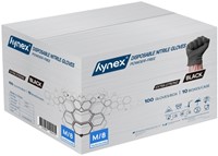 Handschoen Hynex nitril M zwart 5gr 100 stuks 100 Stuk-1