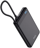 Powerbank Trust Fiera 10.000 met kabel
