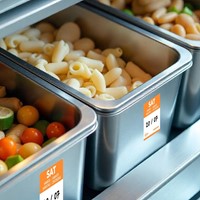 Etiket Avery HACCP zaterdag-oranje 25x25mm 1000st 1000 Stuk-3