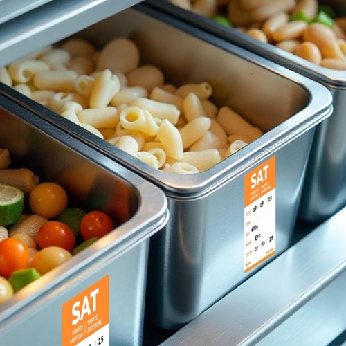 Etiket Avery HACCP zaterdag-oranje 40x56mm 500st 500 Stuk-3