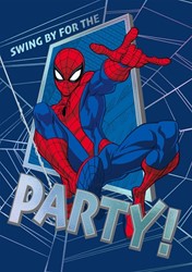 Wenskaart Hallmark uitnodiging Spiderman 6 stuks 6 Stuk