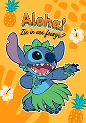 Wenskaart Hallmark uitnodiging Stitch 6 stuks 6 Stuk