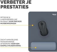 Muismat met polssteun Fellowes Breyta XL blauw 1 Stuk-3