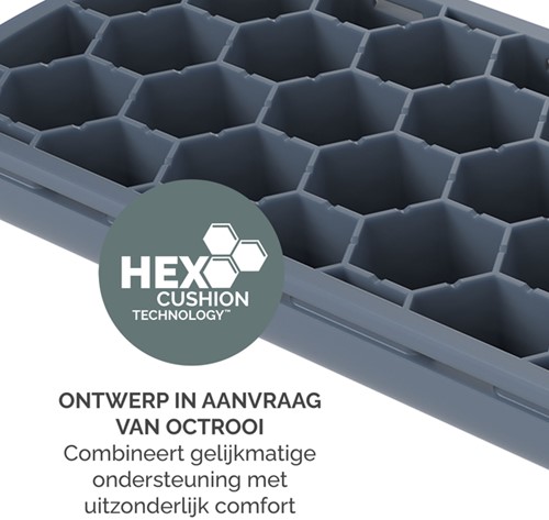 Muismat met polssteun Fellowes Breyta XL blauw 1 Stuk-3