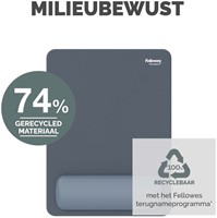 Muismat met polssteun Fellowes Breyta XL blauw 1 Stuk-5