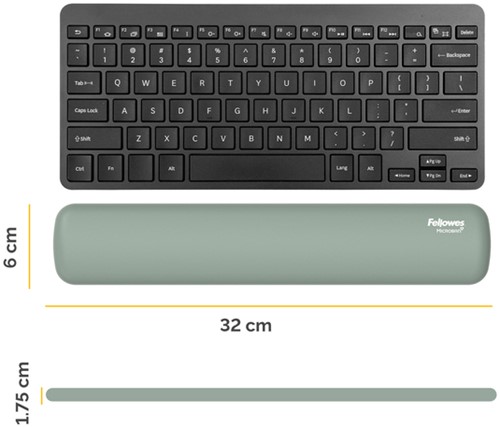 Polssteun Fellowes Breyta compact saliegroen 1 Stuk-2