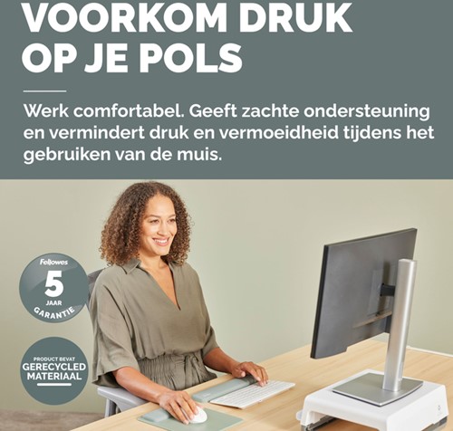 Polssteun Fellowes Breyta compact saliegroen 1 Stuk-1