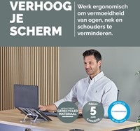 Laptopstandaard Fellowes Alumia zilver 1 Stuk-3