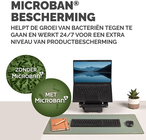 Bureau-onderlegger Fellowes Breyta saliegroen 1 Stuk-3