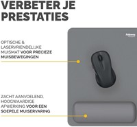Muismat met polssteun Fellowes Breyta XL grijs 1 Stuk-3